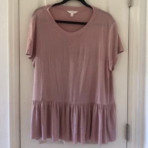 Pink Babydoll Tunic Shirt